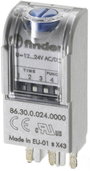 Időkapcsoló modul 12-24 V DC/AC, Finder 86.30.0.024.0000 bélyegkép