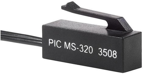 " Snap-fit" miniatűr Reed érzékelő 1 záró 0,7 A 180 V/DC/ 130 V/AC 10 W, PIC MS-320-3
