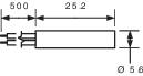 Hengeres Reed érzékelő 1 záró 1 A 200 V/DC/ 140 V/AC 10 W, MS-2XX PIC MS-216-3 2. kép