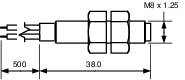 Reed érzékelő 1 záró 1 A 200 V/DC/ 140 V/AC 10 W, PIC MS-228-3 2. kép