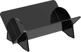 Elevar CD rekesz 22 CD/DVD/Blu-ray PET Fekete 1 db (Sz x Ma x Mé) 310 x 138 x 205 mm LV-9793