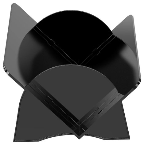 Elevar CD rekesz 22 CD/DVD/Blu-ray PET Fekete 1 db (Sz x Ma x Mé) 310 x 138 x 205 mm LV-9793 2. kép