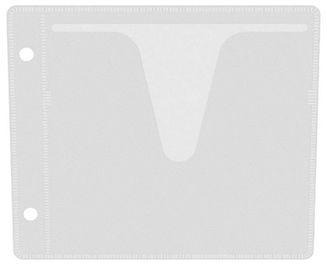 Elevar CD/DVD mappa-tok 2 CD/DVD/Blu-ray Műanyag Fekete (átlátszó), Fehér (átlátszó) 1 db (Sz x Mé) 6. kép