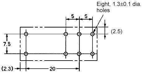 PCB teljesítmény relé 24 V/DC 2 váltó 8 A/250 V/AC, 300 V/DC/440 V/AC, 2000 VA/240 W, Omron G2RL-2 2 2. kép