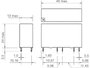 Kényszervezérelt relé RF1V érintkezőkkel 24 V/DC 2 záró/2 nyitó 6 A 30 V/DC/250 V/AC, Idec RF1V-2A2B 2. bélyegkép