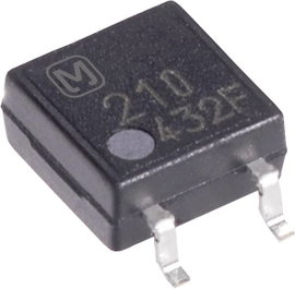 PhotoMOS relé, pólusszám: 4, 1 záró 350 V/DC/AC 120 mA, Panasonic AQY210ST