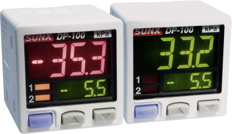 Miniatűr nyomásérzékelő -1 - +10 bar (±10 %) 12 - 24 V/DC, Panasonic DP102EP 2. kép
