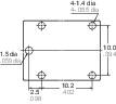Autó relé 12 V/DC 2 záró, 12 A 14 V/DC, Panasonic JJM2W12 3. kép