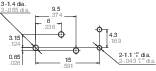 Autó relé 12 V/DC 1 váltó, NO 20 A / NC 10 A 14 V/DC, Panasonic ACT112 2. kép
