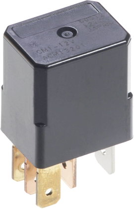 Autó relé 12 V/DC 1 váltó, NO 35 A / NC 20 A 14 V/DC, Panasonic CM1-12 V