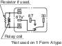 Autó relé 12 V/DC 1 váltó, NO 35 A / NC 20 A 14 V/DC, Panasonic CM1-12 V 3. bélyegkép