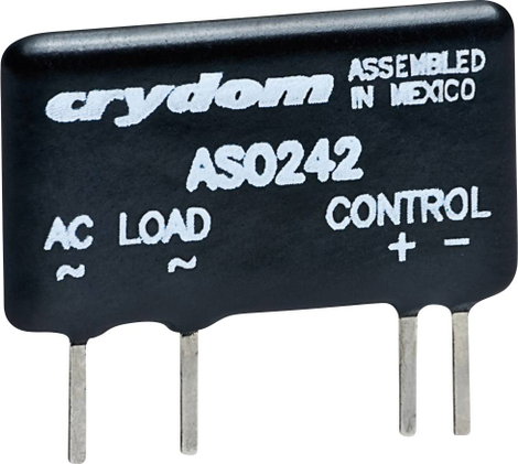 Elektronikus mini SIP nyák teljesítmény relé 1,5 A 12 - 280 V/AC, Crydom ASO241