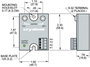 Proporcionális kimeneti szabályzású elektronikus teljesítmény relé 50 A 180 - 280 V/AC, Crydom MCPC2 2. bélyegkép