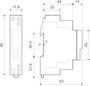 Elektronikus időkapcsoló óra, heti programmal 230 V/AC 1 váltó, 16 A 250 V/AC, Finder 12.71.8.230.00 3. bélyegkép