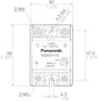 Félvezető relé 40 A 250 V/AC, Panasonic AQA611VL 2. bélyegkép