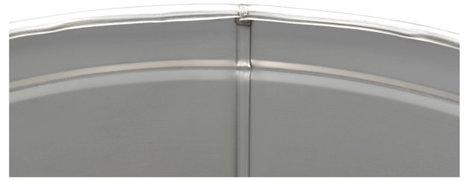 Elevar SP-SWB-001 SP-13503828 Hulladékvödör 50 l (Ø x Ma) 380 mm x 730 mm Nemesacél Alumínium (selym 6. kép