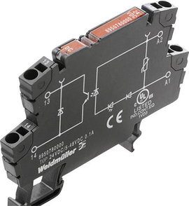 Optocsatoló modul, Weidmüller TERMOPTO TOP 24VDC/48VDC 0,5A