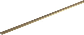 Sárgaréz lapos profil, 500 x 3 x 1 mm, Reely