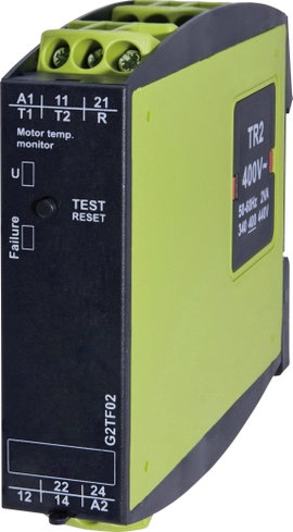 Hőmérsékletfigyelő relé PTC érzékelőhöz, TELE G2TF02 2390100