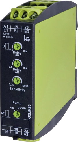 Feltöltési szintfigyelő relé, TELE G2LM20 230 V/AC