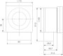Mechanikus időkapcsolóóra előlapi szereléshez 230 V/50-60 Hz, 1 váltó 16 A 250 V/AC 4000 VA, Finder 2. bélyegkép
