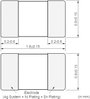 NTC termisztor chip kivitelben -40 - +125 °C, ház típus: 0603 (1608), Murata NCP18XH103J03RB 2. bélyegkép