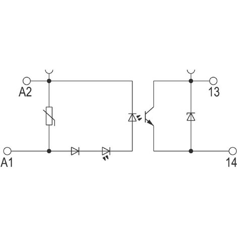 TERMOPTO optocsatoló modul, Weidmüller TOS 24VDC/48VDC 0,1A 2. kép