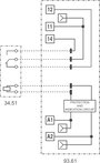 MasterBASIC csatoló relé, EMR relé kimenettel 1 váltó 6 A, Finder 39.11.8.230.0060 2. bélyegkép