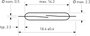 SMD Reed kapcsoló 1 záró 1 A 200 V/DC/ 140 V/AC 10 W, PIC PMC-1401S 2. bélyegkép