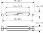 SMD Reed kapcsoló 1 záró 1 A 200 V/DC/ 140 V/AC 10 W, PIC PMC-1401T 2. bélyegkép