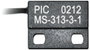 Reed érzékelő lapos házban 1 záró 0,5 A 150 V/DC/ 120 V/AC 10 W, PIC MS-313-3 bélyegkép