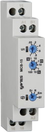 Multifunkciós időrelé 24 - 240 V DC/AC, 1 váltó 8 A, ENTES MCB-15 bélyegkép