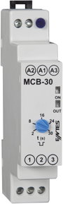 Időrelé 24 V/AC/DC/ 230 V/AC 1 váltó 8 A, ENTES MCB-30 bélyegkép