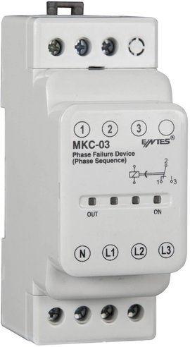Fáziskiesés figyelő relé, ENTES MKC-03