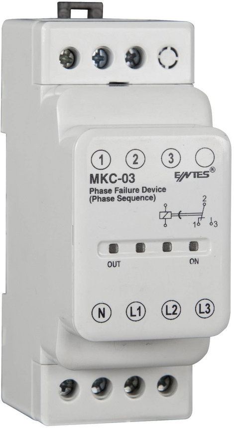 Fáziskiesés figyelő relé, ENTES MKC-03