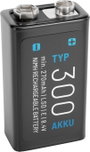 9 V-os akku Absina Absina 300 NiMH 8.4 V 270 mAh 1 db bélyegkép