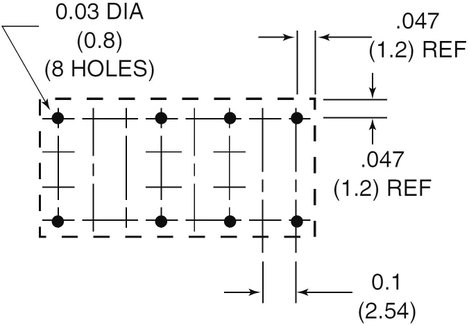 Szubminiatűr DIP relé 12 V/DC 2 váltó, 1 A 24 V/DC/120 V/AC, Zettler Electronics AZ822-2C-12DSE 4. kép