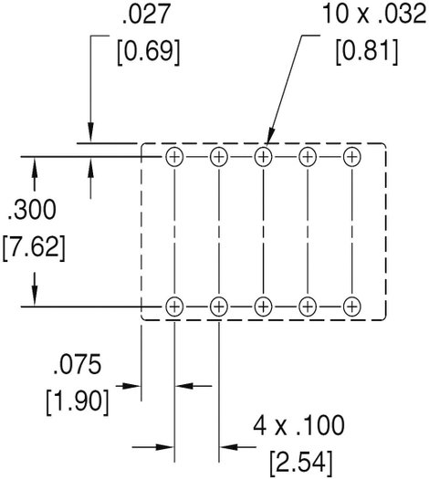 Polarizált miniatűr relé 12 V/DC 2 váltó, 1 A 30 V/DC/125 V/AC, Zettler Electronics AZ850-12 5. kép