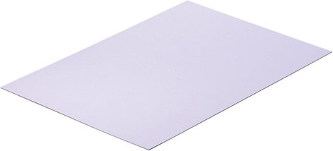 Modelcraft polisztirol lemez 330 x 230 x 0,5 mm, fehér
