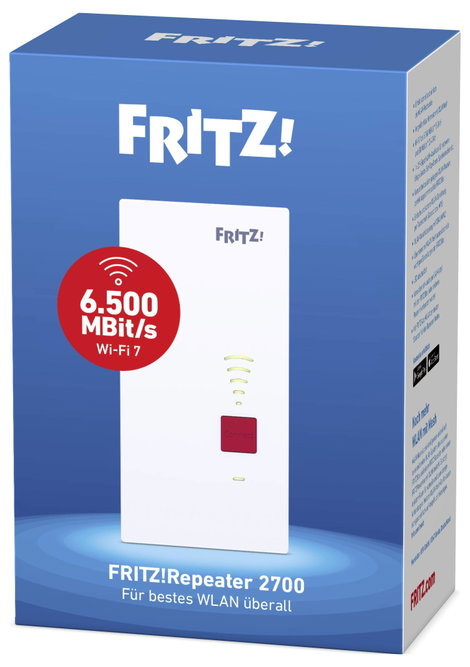 FRITZ! WiFi 7 hatótávnövelő FRITZ!Repeater 2700 20003135 7. kép