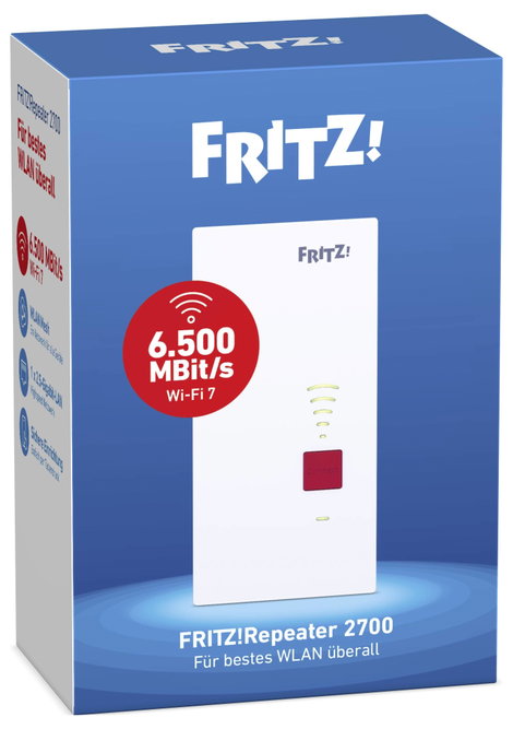 FRITZ! WiFi 7 hatótávnövelő FRITZ!Repeater 2700 20003135 8. kép