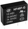 Hálózati relé 24 V/DC 1 váltó, 10 A 30 V/DC/ 277 V/AC 2770 VA/ 300 W, Hongfa HF46F-G/024-HS1 bélyegkép