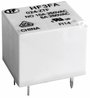 Kocka relé 5 V/DC 1 váltó, 10 A, 30 V/DC/ 277 V/AC, 2770 VA/ 300 W, Hongfa HF3FA/005-ZTF bélyegkép