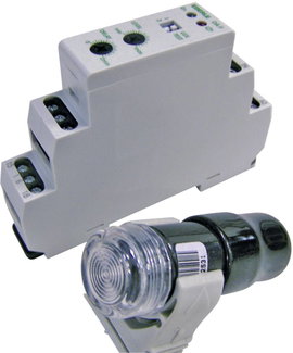 Alkonykapcsoló DIN sínre 220 - 240 V/50 Hz, Eberle 8565 19 140 000, DÄ-F 565 19