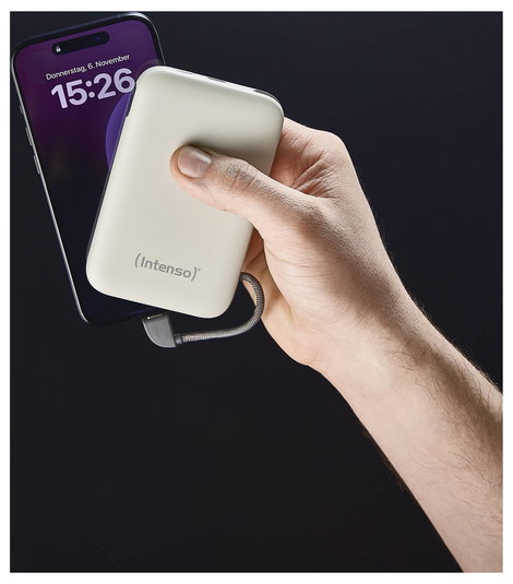 Intenso S10000 Powerbank 10000 mAh Power Delivery 3.0 LiPo Bézs 12. kép