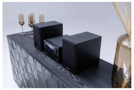 Kenwood M-725DAB-B Sztereo berendezés DAB+, Bluetooth®, CD, USB 2 x 25 W Fekete 13. kép