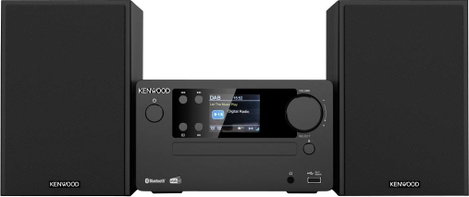 Kenwood M-725DAB-B Sztereo berendezés DAB+, Bluetooth®, CD, USB 2 x 25 W Fekete