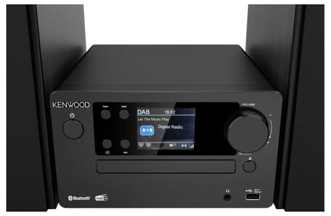 Kenwood M-725DAB-B Sztereo berendezés DAB+, Bluetooth®, CD, USB 2 x 25 W Fekete 2. kép