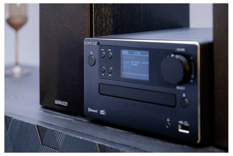 Kenwood M-725DAB-B Sztereo berendezés DAB+, Bluetooth®, CD, USB 2 x 25 W Fekete 7. kép