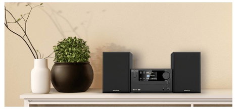 Kenwood M-725DAB-B Sztereo berendezés DAB+, Bluetooth®, CD, USB 2 x 25 W Fekete 8. kép